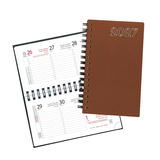 Agendina Settimanale tascabile con copertina in Cuoio rigenerato art. 371 cm 8x14 2027