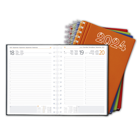 Agenda Giornaliera ART. G Flexi Tam RB con spirale cm 17x24