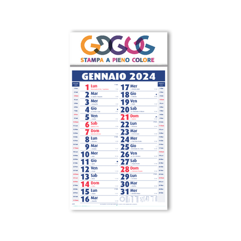 Calendario olandese art.BR/91