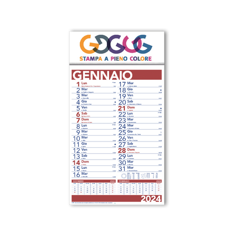 Calendario olandese art.RED58