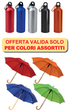 Offerta ombrello e borraccia