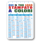 Semestrino tascabile  in cartoncino plastificato cm 6,7x9,5 2027