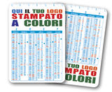 Semestrino tascabile  in cartoncino plastificato cm 6,7x9,5 2027