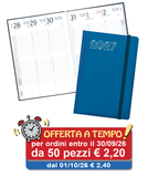 Agenda Settimanale  con elastico 2027 cm 17x24 - Offerta a tempo estate