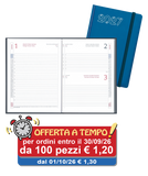 Agendina Giornaliera tascabile con elastico cm 9x14 - Offerta a tempo 2027 estate