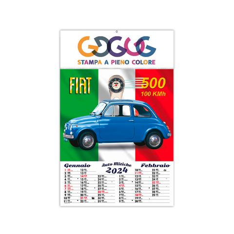 Calendario illustrato AUTO MITICHE