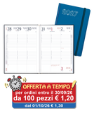 Agendina Settimanale tascabile con elastico cm 9x14 - offerta a tempo 2027 estate