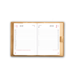 Agenda Giornaliera art. 742 in pelle cm 16,5x22,5
