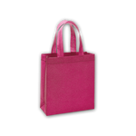 Shopper glitter in laminato glitterato con soffietto