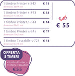 Offerta 5 timbri